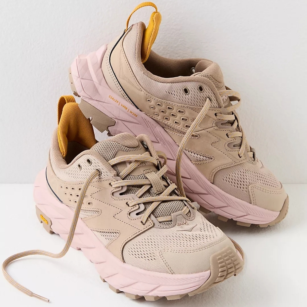 Hoka Anacapa Breeze Low Oxford Tan / Peach Whip Size 7.5